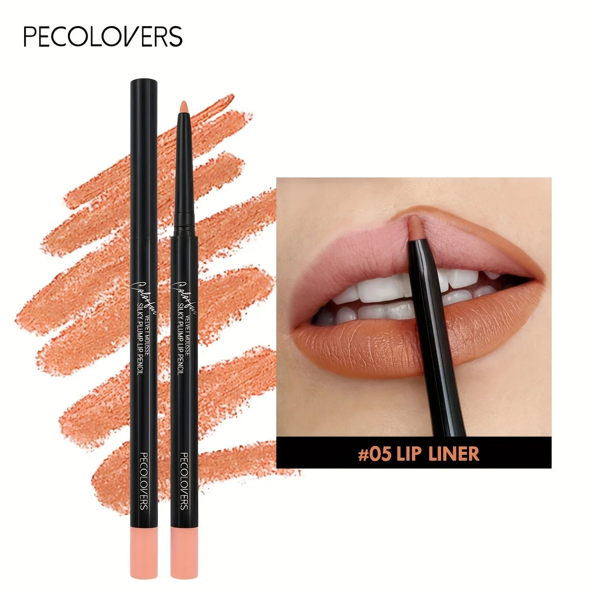 Waterproof Matte Lipliner Pencil – Long-Lasting & Non-Stick Formula