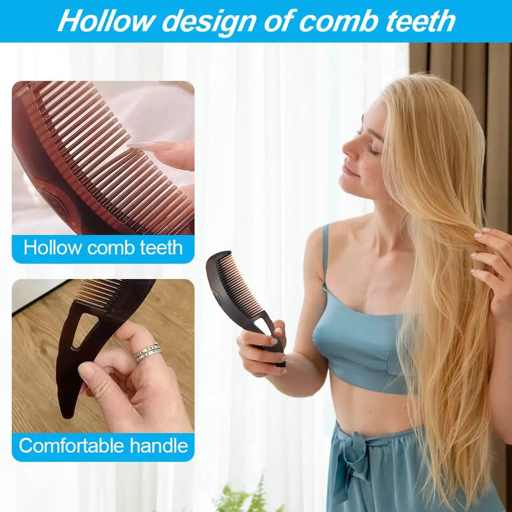 Dandruff Removal Scalp Hair Comb – Self-Cleaning Anti-Static Massage Brushes