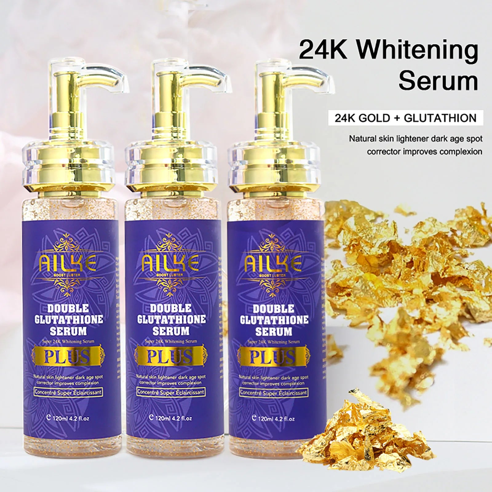 AILKE Glutathione Lightening Body Lotion – Hydrating & Skin-Tone Enhancing