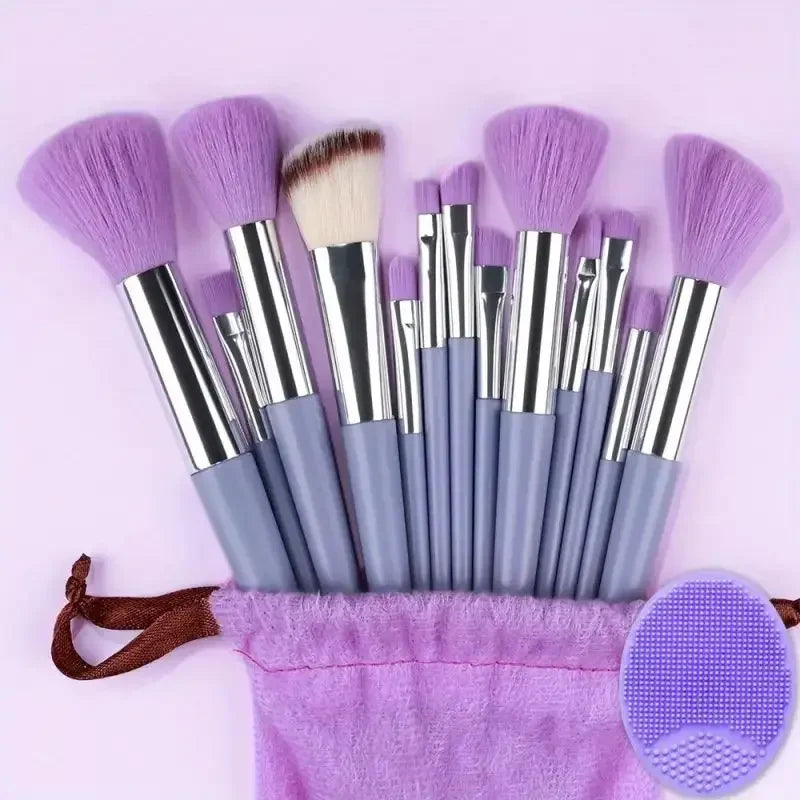 13pcs Premium Synthetic Makeup Brush Set – Soft & Cruelty-Free