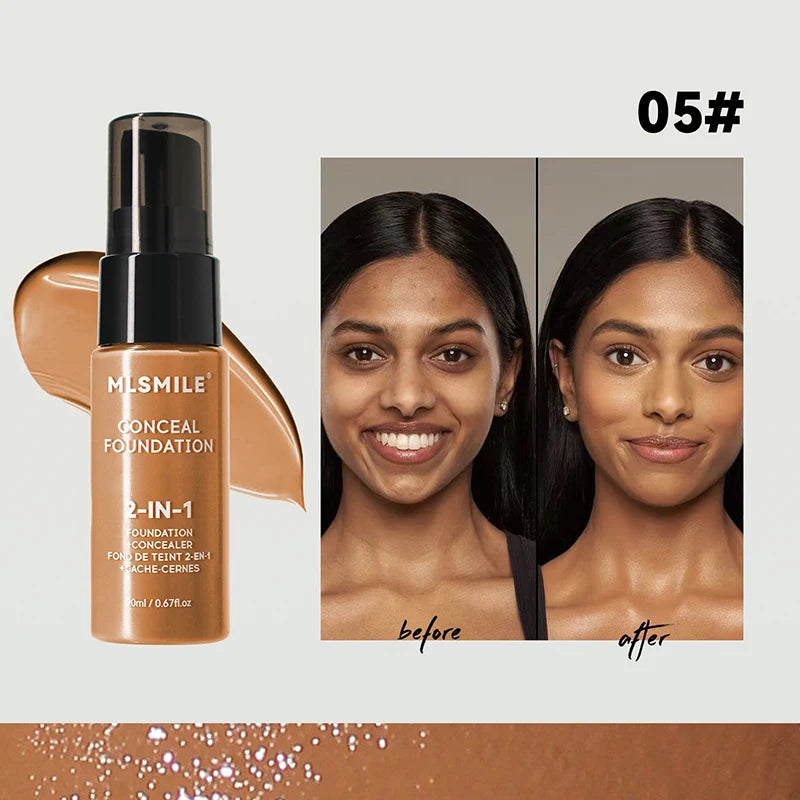 Full-Coverage Matte Foundation – Long-Lasting & Waterproof