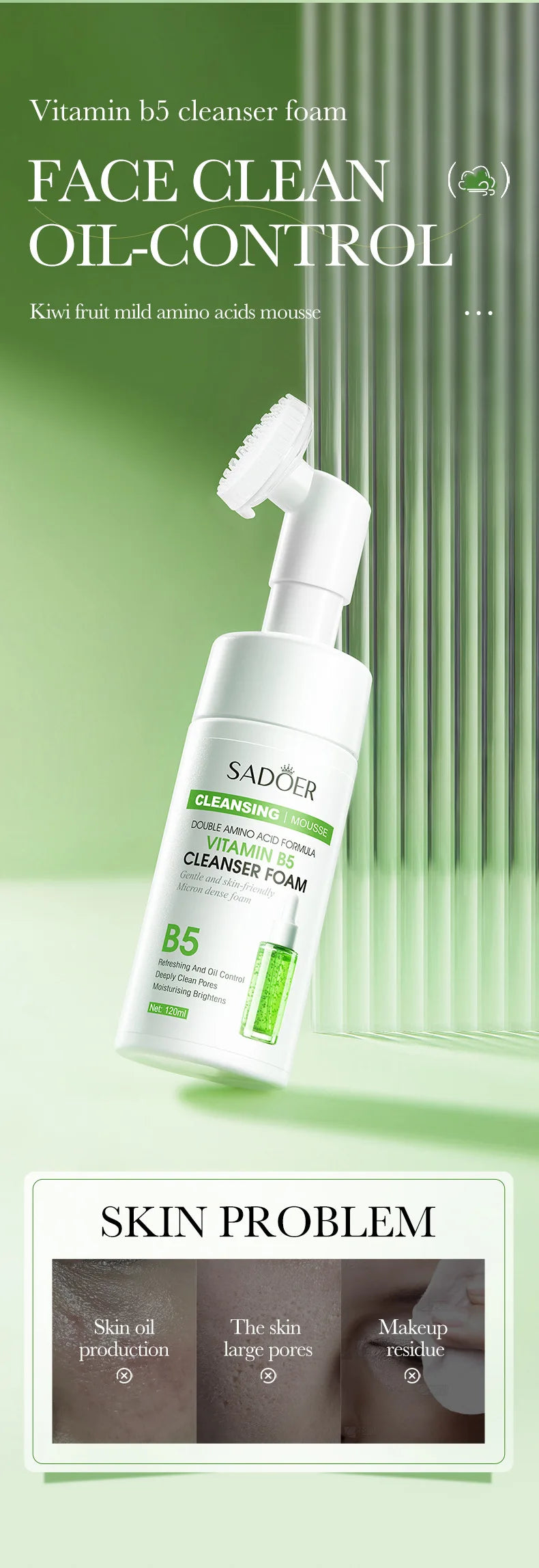 SAODER Q10 Vitamin C Face Wash