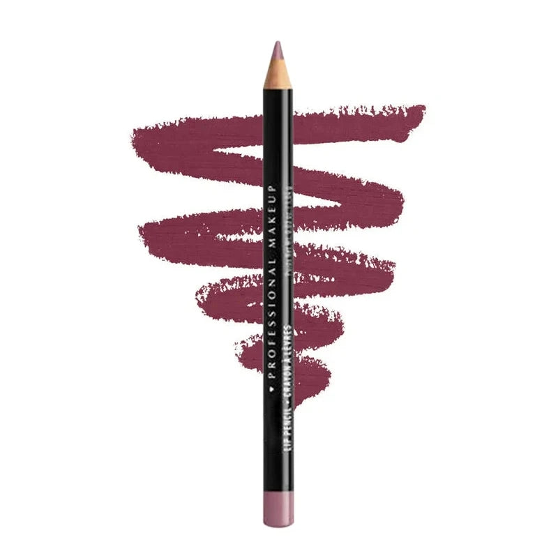 11-Color Matte Lipliner Pencil – Waterproof & Plumping Lip Contour