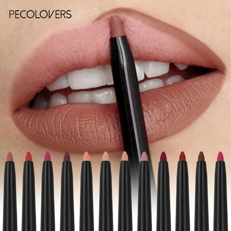 Waterproof Matte Lipliner Pencil – Long-Lasting & Non-Stick Formula