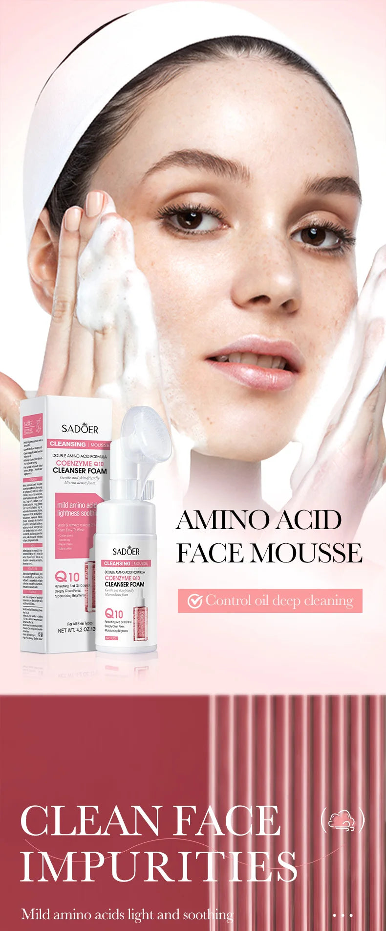 SAODER Q10 Vitamin C Face Wash
