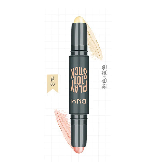 Double-End Concealer Stick – Foundation & Contour Pen for Flawless Coverage