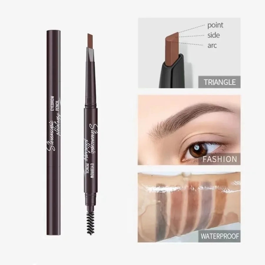 Natural Brown Waterproof Eyebrow Pencil – Ultra-Fine & Long-Lasting