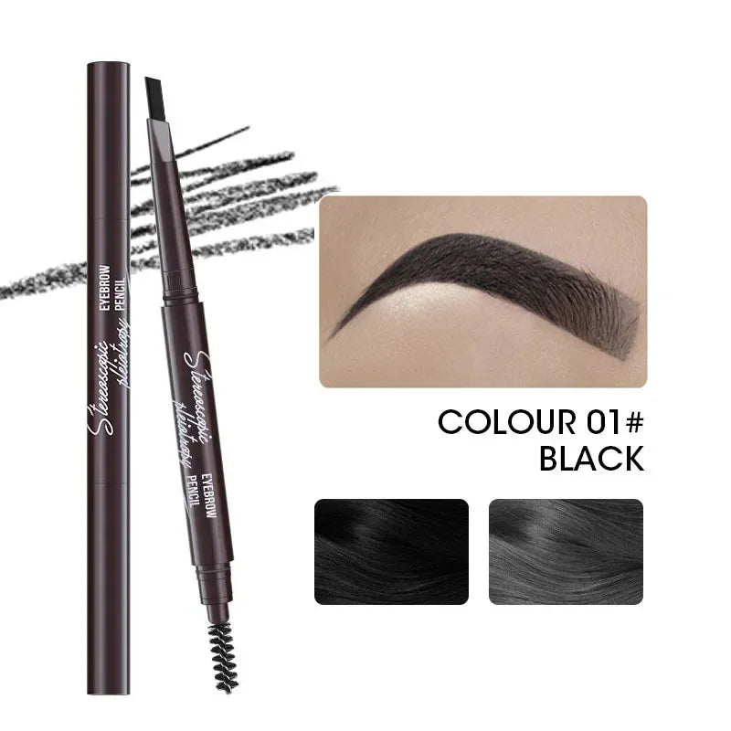 Natural Brown Waterproof Eyebrow Pencil – Ultra-Fine & Long-Lasting