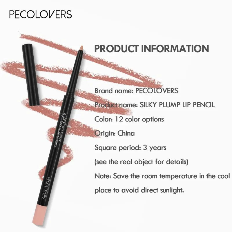 Waterproof Matte Lipliner Pencil – Long-Lasting & Non-Stick Formula