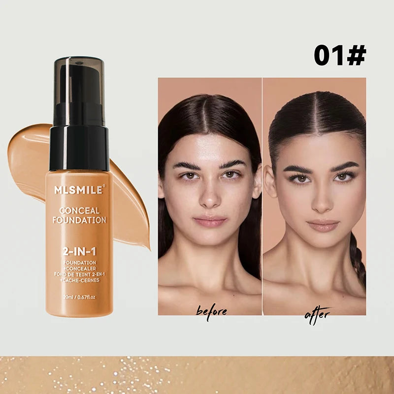 Full-Coverage Matte Foundation – Long-Lasting & Waterproof