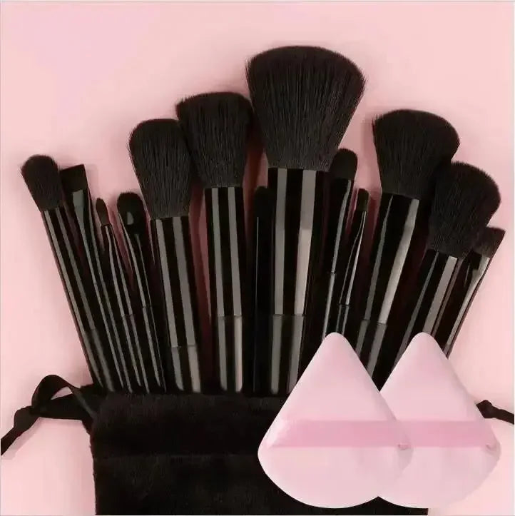 13pcs Premium Synthetic Makeup Brush Set – Soft & Cruelty-Free