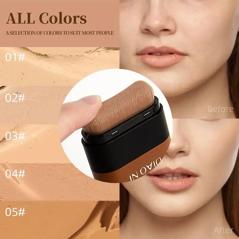 Matte Foundation Cream Stick – Full Coverage & Oil-Control Makeup