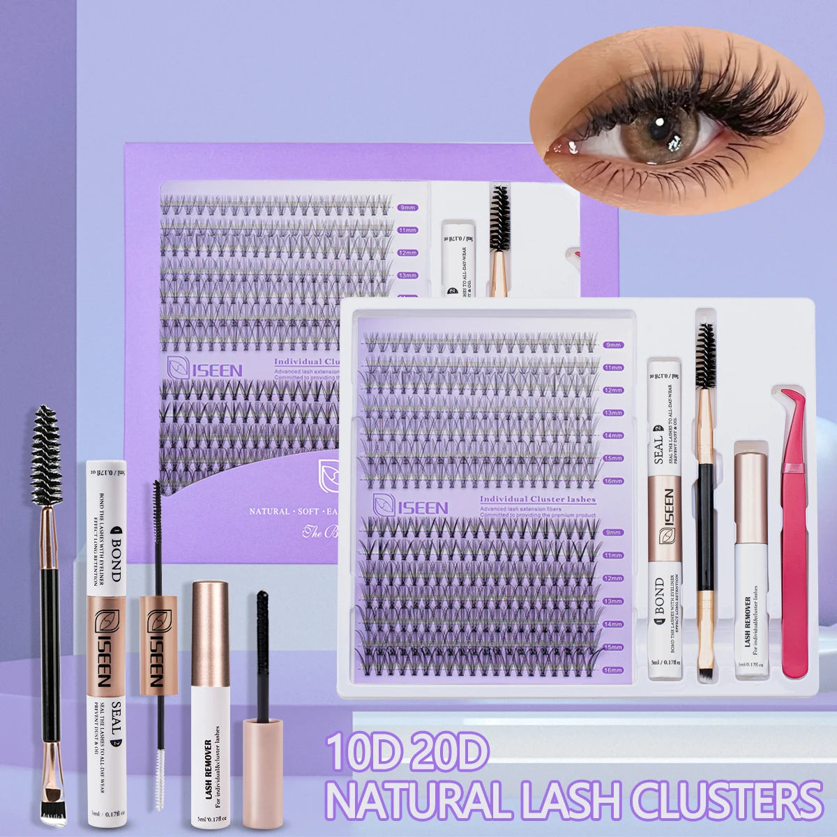 DIY Lash Extension Kit – Mix Styles Lash Clusters