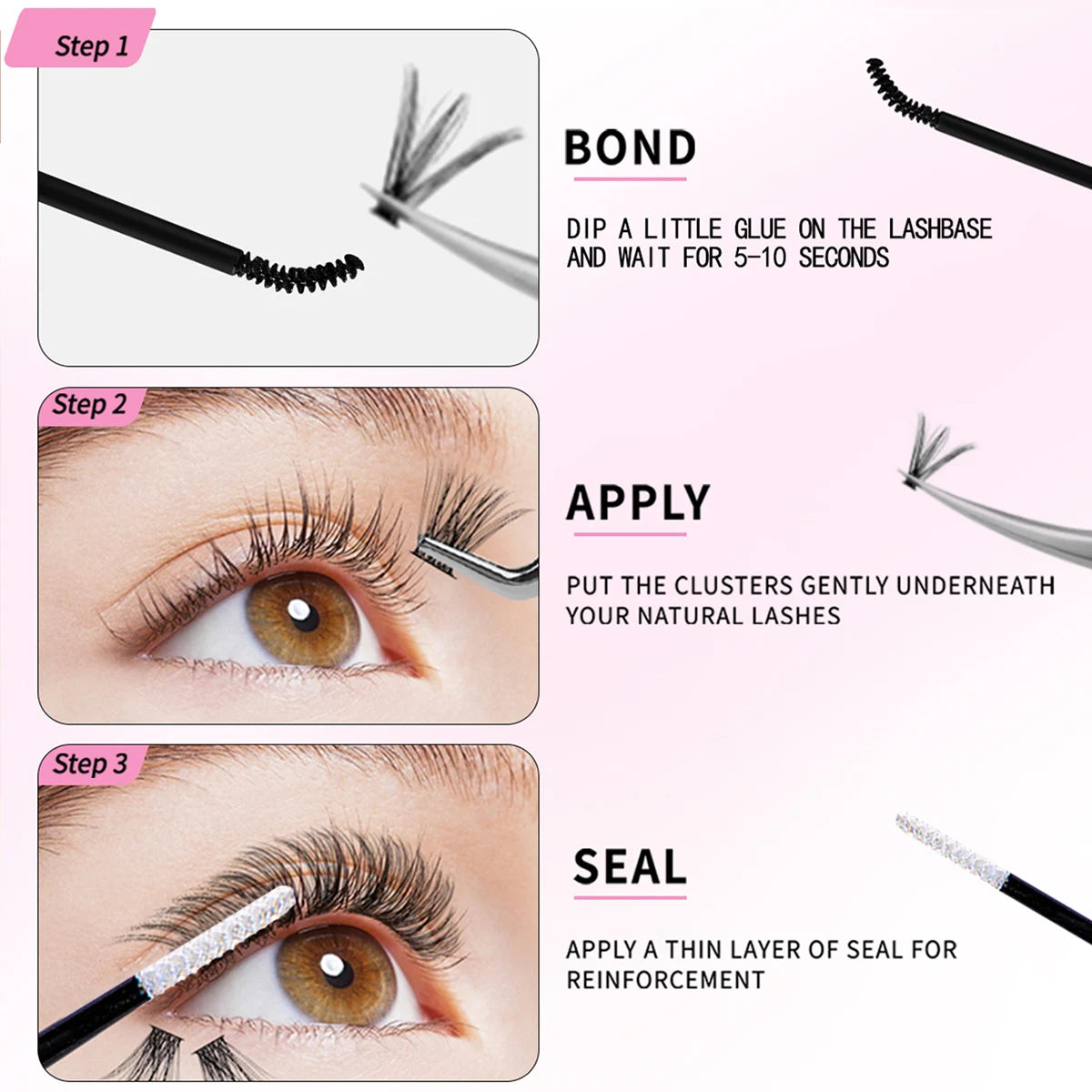 DIY Lash Extension Kit – Mix Styles Lash Clusters