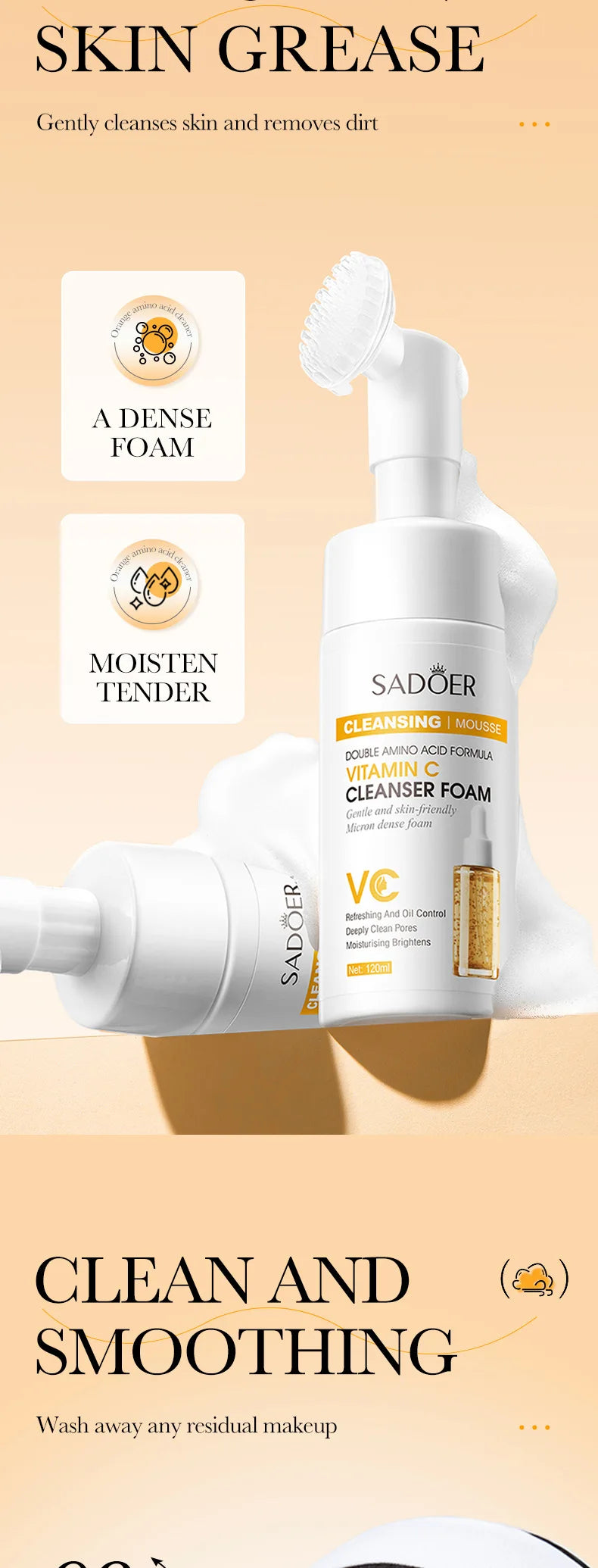 SAODER Q10 Vitamin C Face Wash