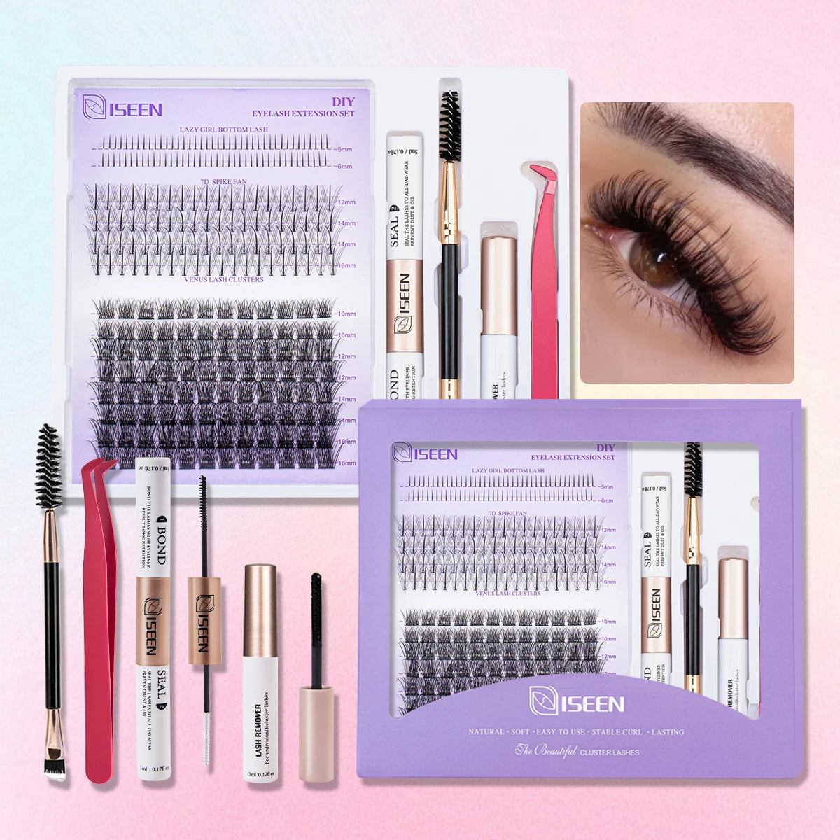 DIY Lash Extension Kit – Mix Styles Lash Clusters