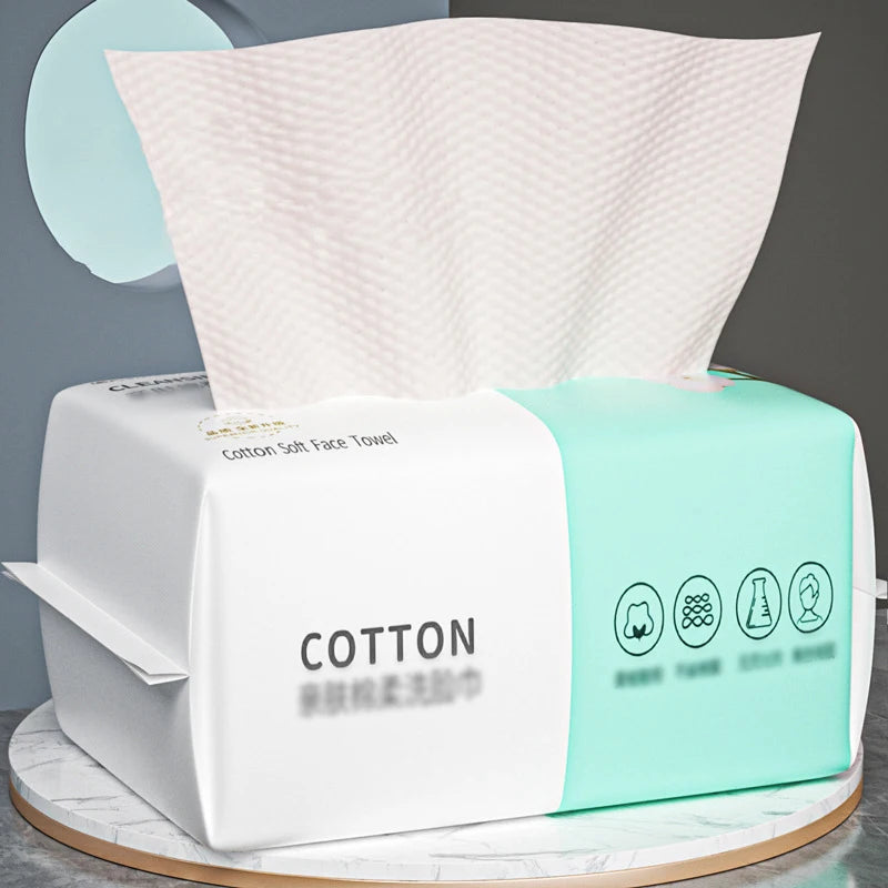 Cotton Disposable Face Towels (100pcs)