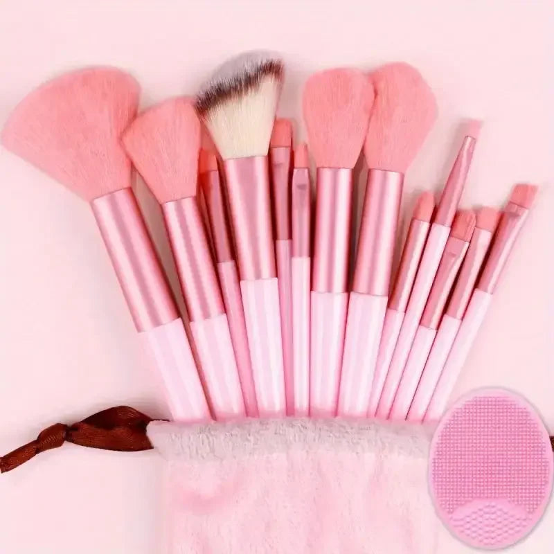 13pcs Premium Synthetic Makeup Brush Set – Soft & Cruelty-Free