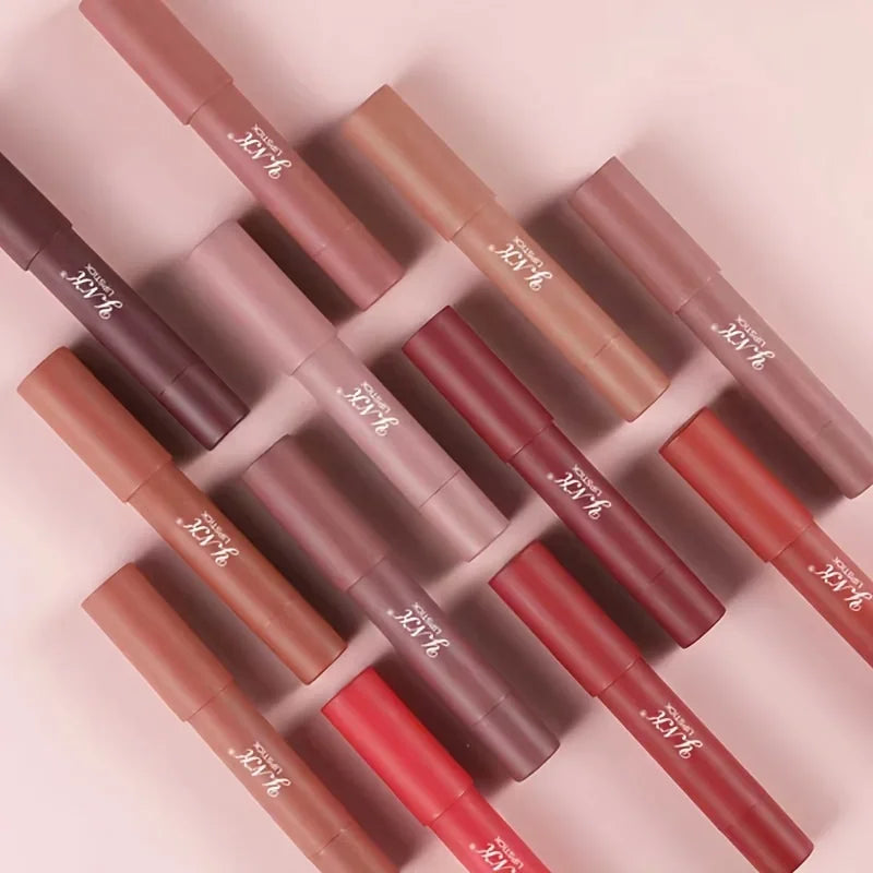 Nude Series Velvet Matte Lipstick Pencil – Long-Lasting & Waterproof