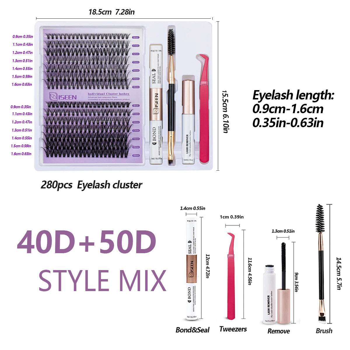 DIY Lash Extension Kit – Mix Styles Lash Clusters