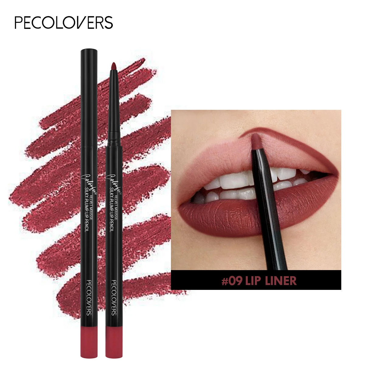 Waterproof Matte Lipliner Pencil – Long-Lasting & Non-Stick Formula