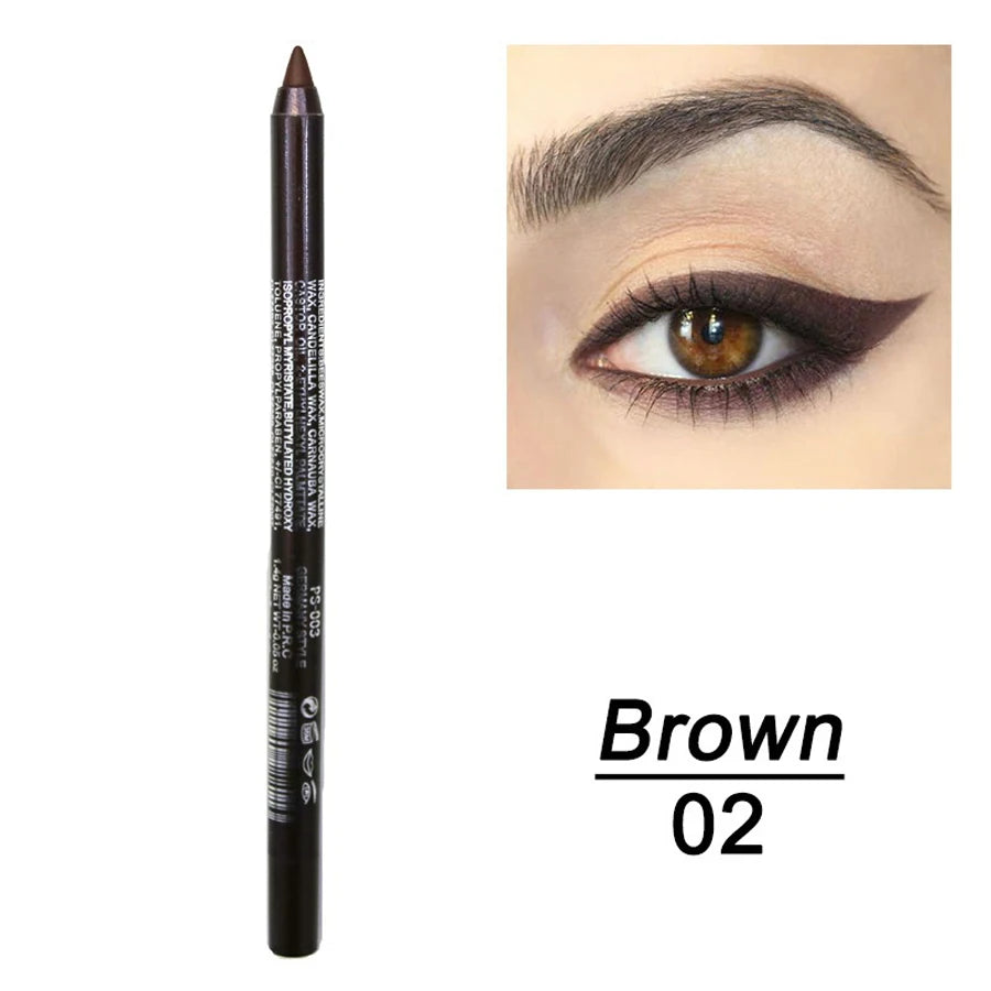 14-Color Colorful Eyeliner Pen – High-Pigment & Long-Lasting