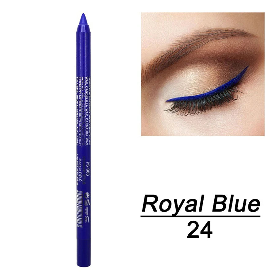 14-Color Colorful Eyeliner Pen – High-Pigment & Long-Lasting