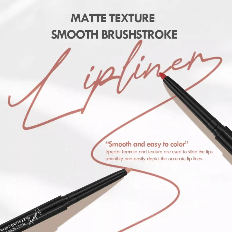 Waterproof Matte Lipliner Pencil – Long-Lasting & Non-Stick Formula