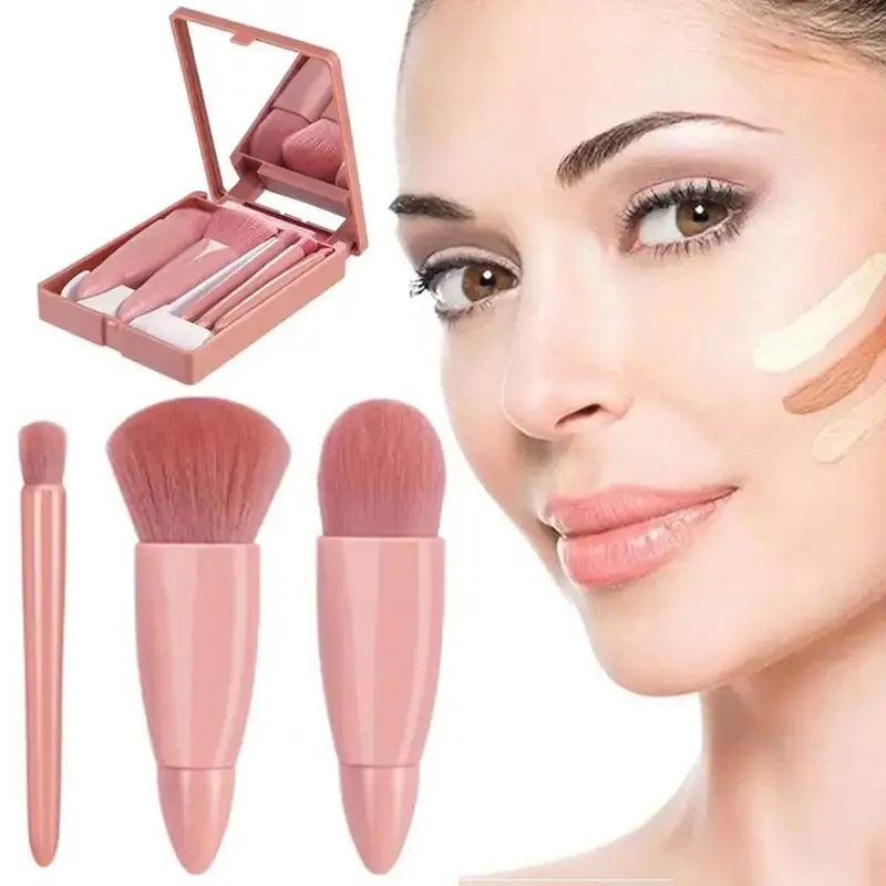 5pcs Travel Size Makeup Brushes Set