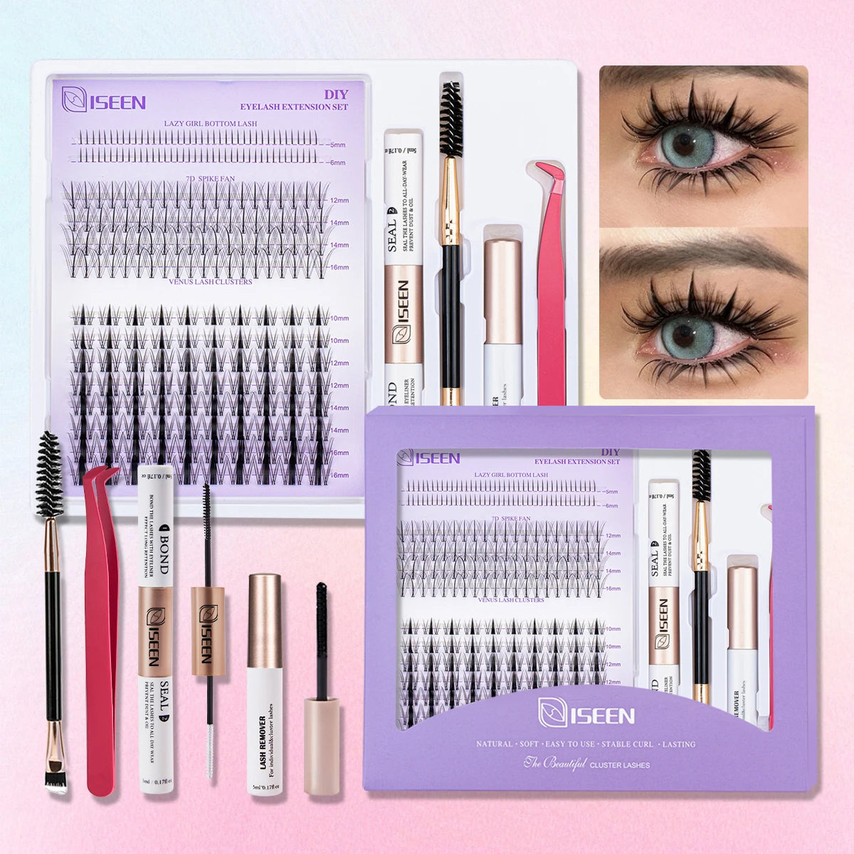 DIY Lash Extension Kit – Mix Styles Lash Clusters