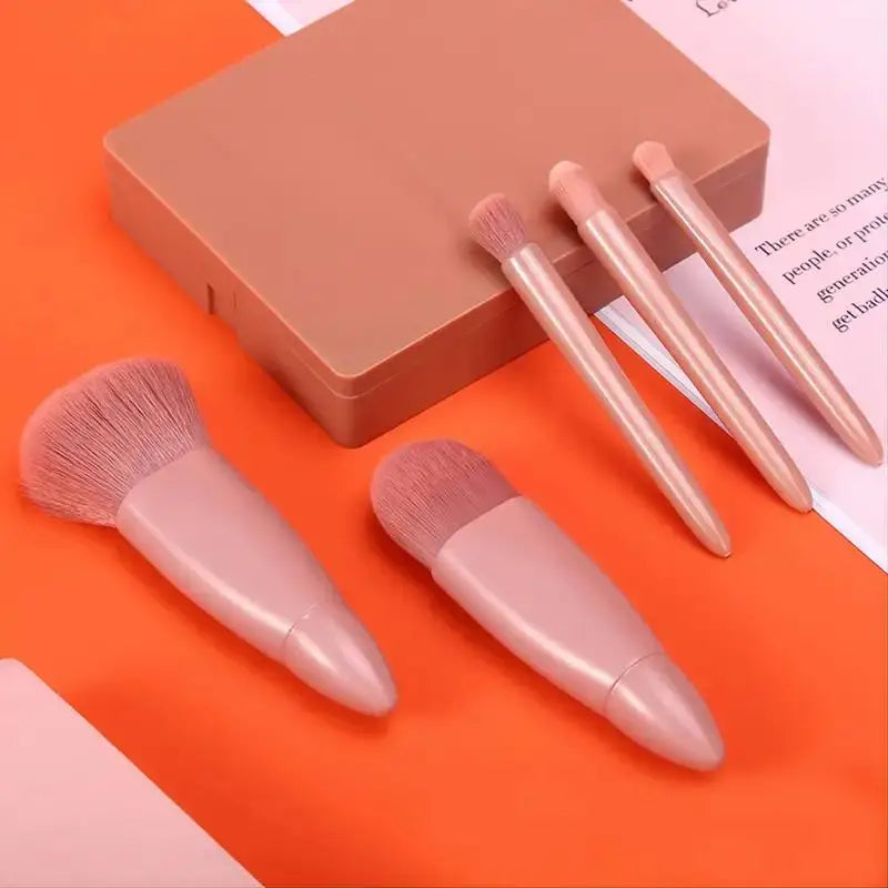 5pcs Travel Size Makeup Brushes Set