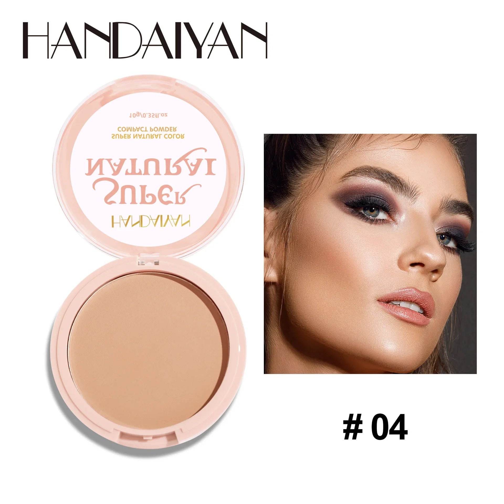 8 Color Matte Face Pressed Powder – Long-Lasting Oil Control & Full Coverage