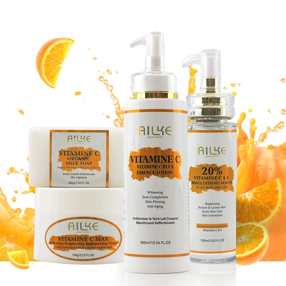 AILKE Vitamin C Skin Care Kit – Brightening & Even Skin Tone Set