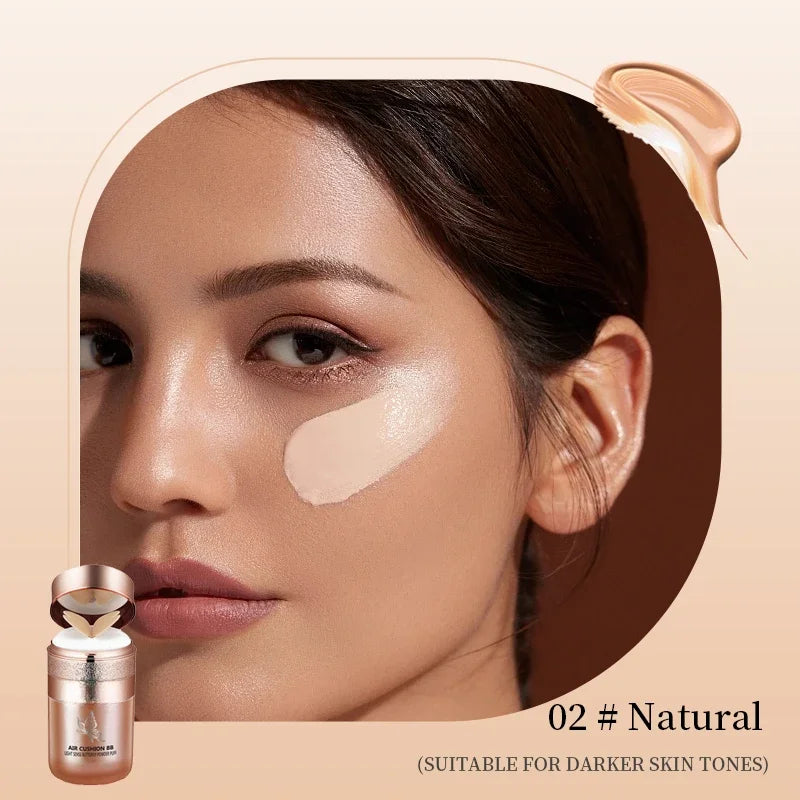 Air Cushion BB Cream – Moisturizing & Waterproof Foundation