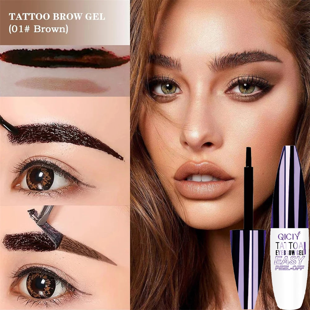 Lasting 3 Days Tattoo Eyebrow Gel Cream – Smudge-Proof & Waterproof